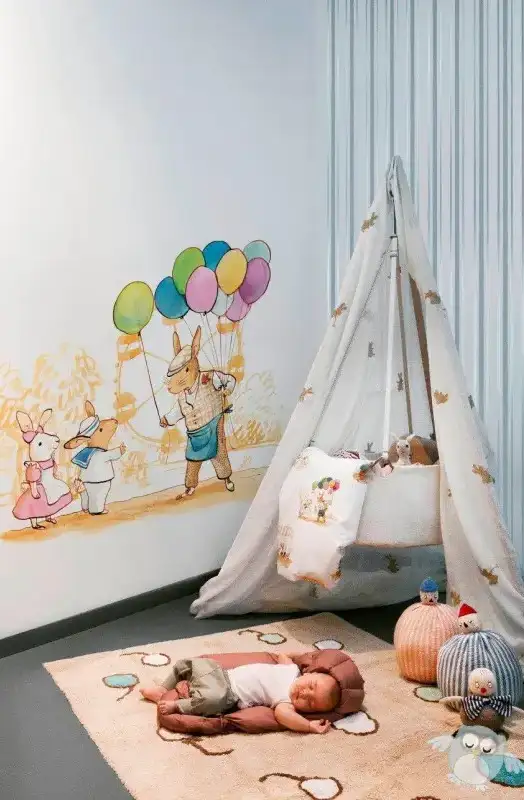 mural-de-papel-pintado-coordonne-bunny-s-day-out-ballons